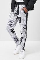 Forever21 Newspaper Print Track Pants