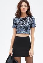 Forever21 Boxy Sequined Top