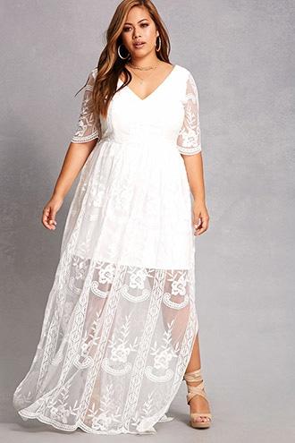 Forever21 Soieblu Mesh Gown