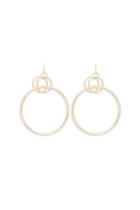 Forever21 O-ring Hoop Drop Earrings