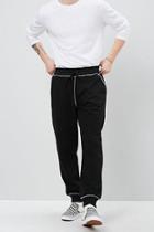 Forever21 Contrast-stitched French Terry Sweatpants