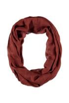 Forever21 Rust Woven Infinity Scarf