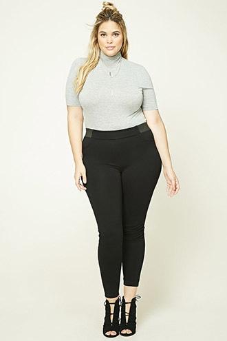 Forever21 Plus Women's  Plus Size Mid-rise Pants