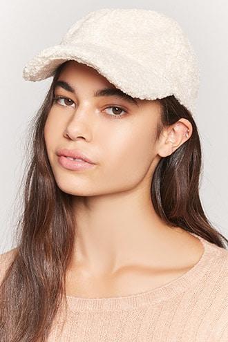 Forever21 Faux Shearling Dad Cap