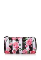 Forever21 Rose Print Cosmetic Pouch