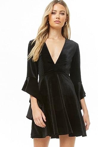 Forever21 Velvet Angel Sleeve Dress