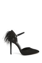 Forever21 Feather Stiletto High Heels