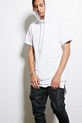 21 Men Men's  White Victorious Fishtail Hoodie