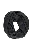 Forever21 Purl Knit Infinity Scarf (black)
