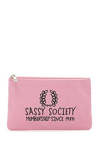 Forever21 Sassy Society Makeup Bag