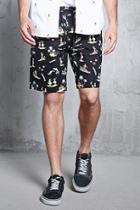 Forever21 Hawaiian Print Chino Shorts