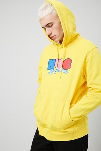 Forever21 Nyc Graphic Print Hoodie