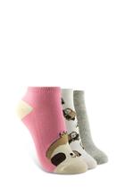 Forever21 Sloth Graphic Ankle Socks - 3 Pack