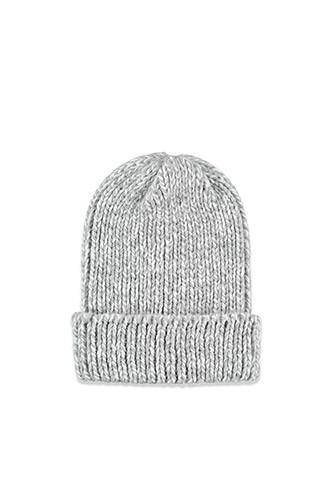 Forever21 Fold-over Marled Knit Beanie