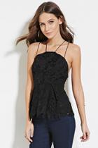 Forever21 Pleated Crochet Cami