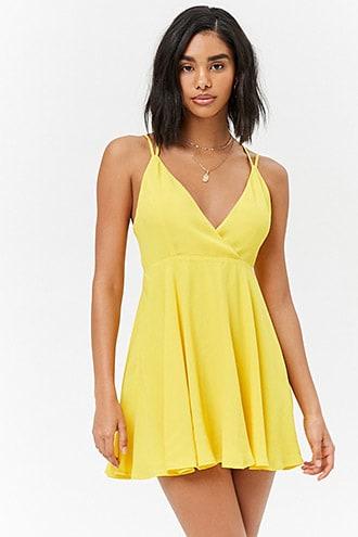 Forever21 Crisscross Surplice Dress