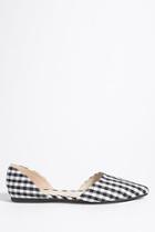 Forever21 Gingham Pointed Toe Flats
