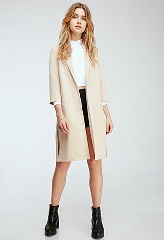 Forever21 High-slit Longline Jacket