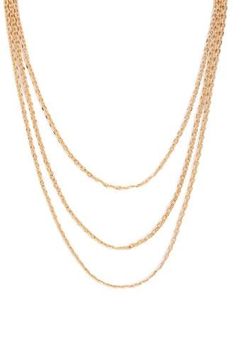 Forever21 Layered Rolo Chain Necklace