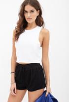 Forever21 High-waisted Mesh Dolphin Shorts
