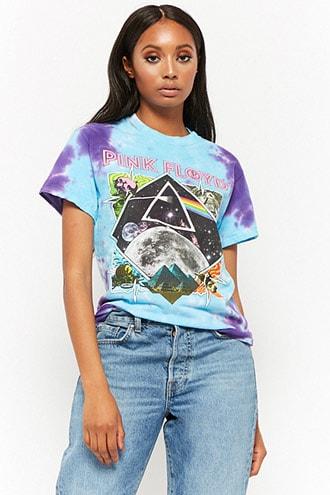Forever21 Pink Floyd Tie-dye Graphic Tee