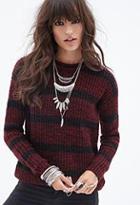 Forever21 Heathered Stripe Sweater