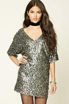 Love21 Women's  Contemporary Sequin Mini Dress