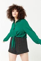 Forever21 Plus Size Tie-front Shirt
