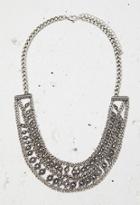 Forever21 Circle Charm Collar Necklace