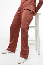 Forever21 Striped Satin Wide-leg Pants