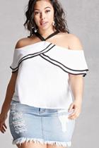 Forever21 Plus Size Flounce Halter Top