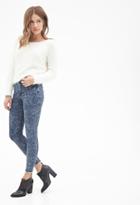 Forever21 High-rise - Mineral Wash Skinny Jeans