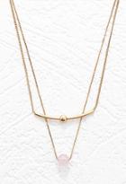 Forever21 Faux Gemstone Necklace Set