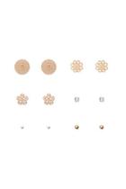 Forever21 Floral Cutout Stud Earring Set