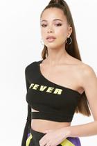 Forever21 Fever Graphic Crop Top