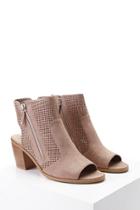 Forever21 Laser-cutout Ankle Boots