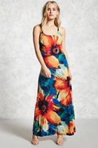 Forever21 Floral Watercolor Maxi Dress