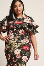 Forever21 Plus Size Eta Floral Tiered Top