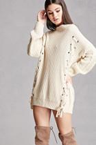Forever21 Lace-up Side Grommet Sweater