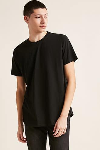 Forever21 Curved-hem Tee