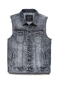 Forever21 Frayed Denim Vest