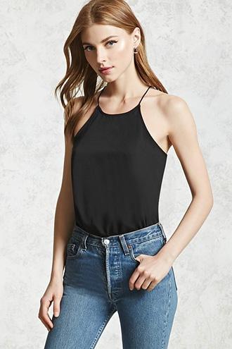Forever21 Racerback Cami Bodysuit