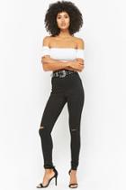 Forever21 Ripped High-rise Jeans