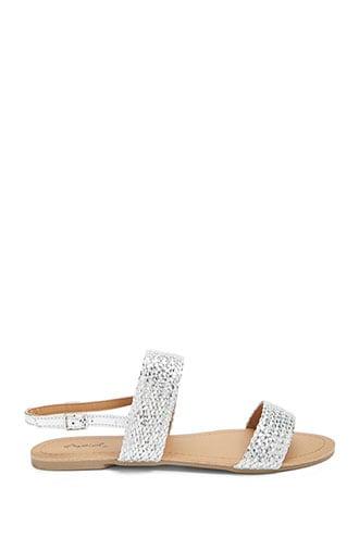 Forever21 Braided Metallic Sandals
