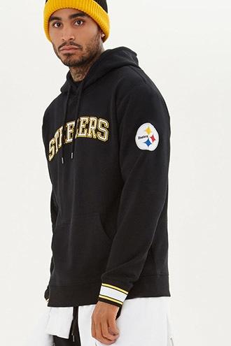 21 Men Men's  Nfl Steelers Fleece Hoodie