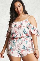 Forever21 Plus Size Floral Swim Cover-up