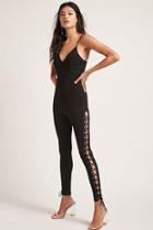 Forever21 Lace-up Jumpsuit