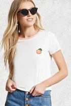 Forever21 Contrast Peach Graphic Tee