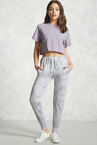 Forever21 Tie-dye Drawstring Pants