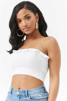 Forever21 Flounce Crop Tube Top
